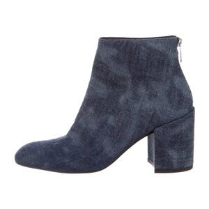 Stuart Weitzman Denim Heeled Boots